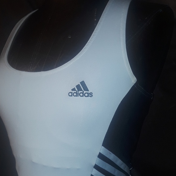 Adidas Sport Tank Top with Support Black & white - Picture 2 of 8